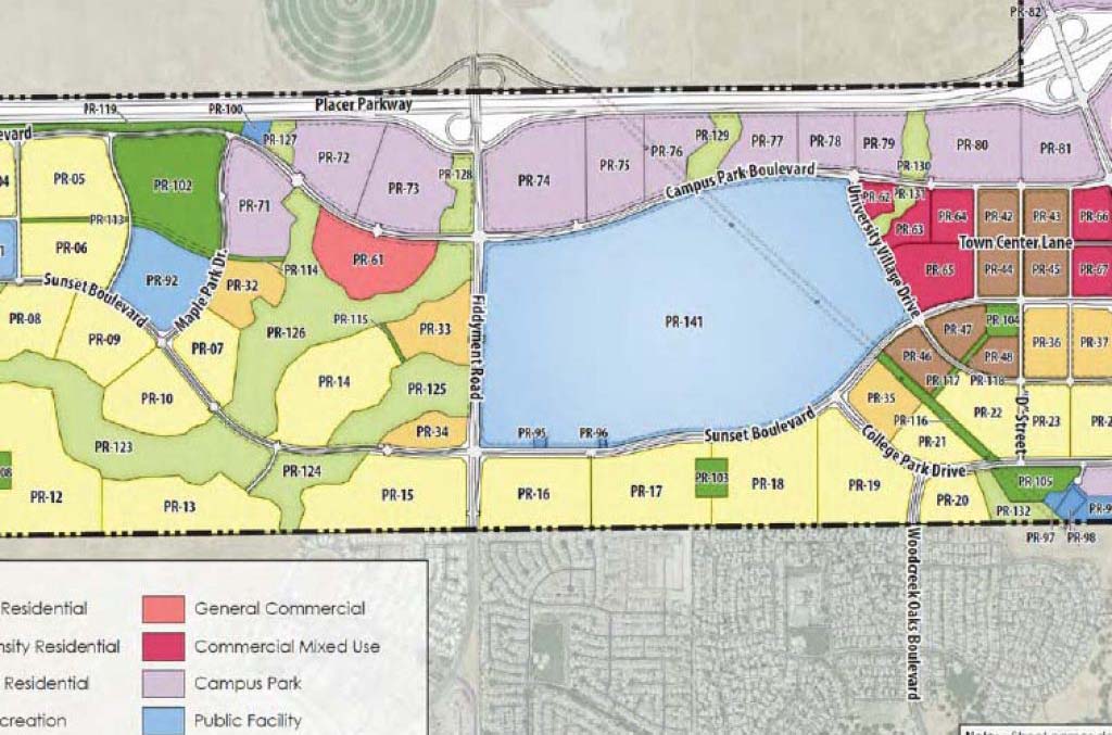 Placer Ranch land use map